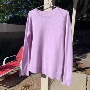Tahari Lilac Crew Neck Sweater